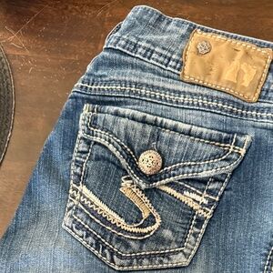 Women’s silver Suki jeans